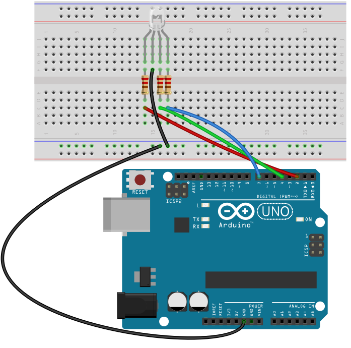 How to an RGB Circuit with an Arduino