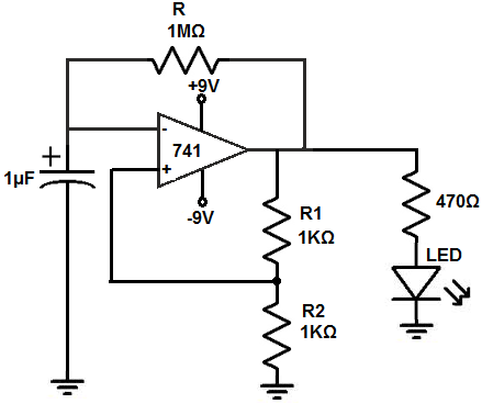 Lm741 Amplifier Circuit Diagram