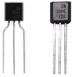 Difference between an NPN and a PNP transistor