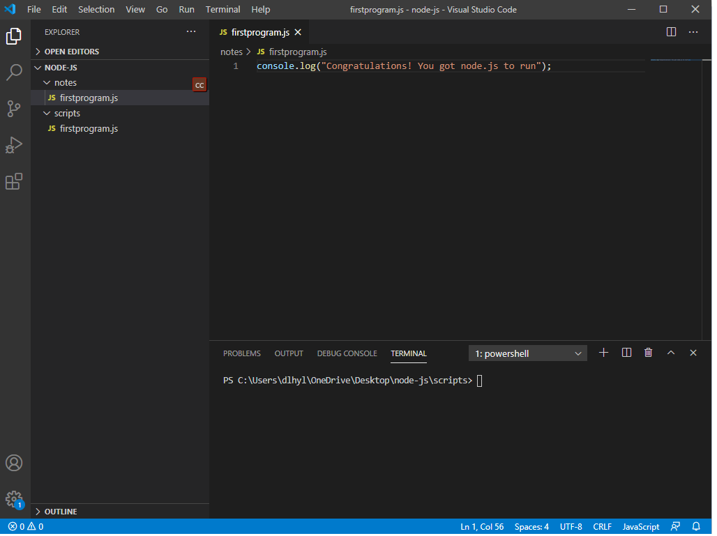 How to Run a  Script with Visual Studio Code